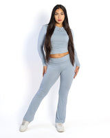 Flared Yoga Pants (Light Blue)